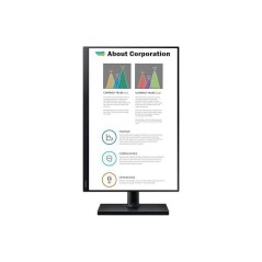 Samsung F24T450GYU 24" WUXGA Monitor - 1920x1200, DVI/HDMI/DisplayPort, 75Hz, Pivot - Exceptional Clarity & Versatile Viewing!